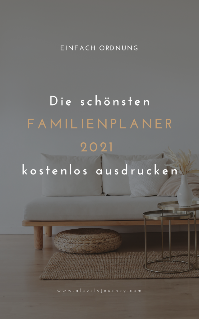 Die Schonsten Familienplaner 21 Einfach Kostenlos Ausdrucken