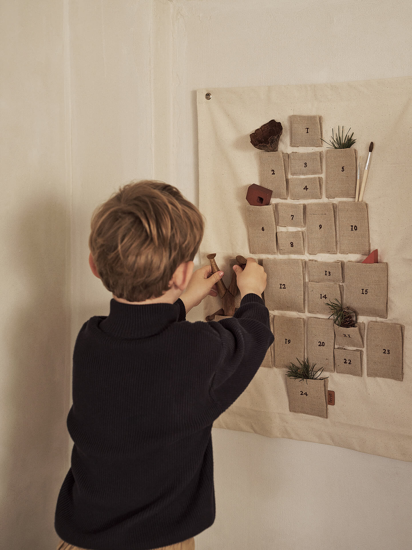 Adventskalender für Kinder zum selbst befallen