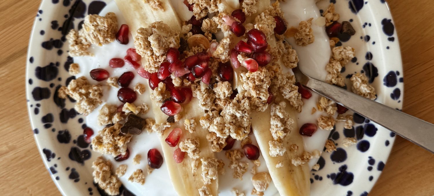 Gesundes Frühstück: Schnelles Bananasplit