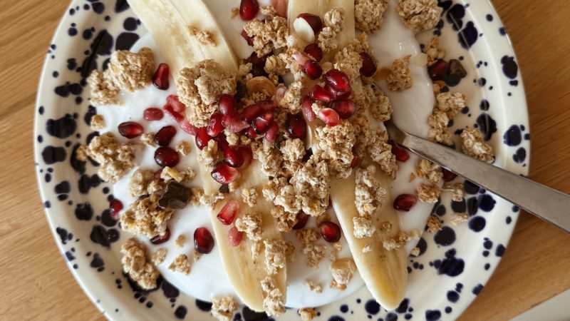 Gesundes Frühstück: Schnelles Bananasplit